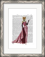 Framed Glamour Fox in Pink
