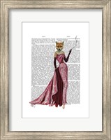 Framed Glamour Fox in Pink