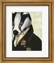 Framed Badger The Hero II