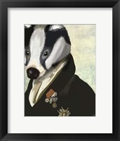 Badger The Hero II Framed Print