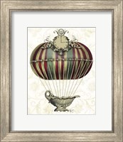 Framed Baroque Balloon with Clock