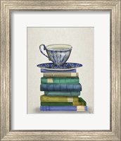 Framed Teacup and Books