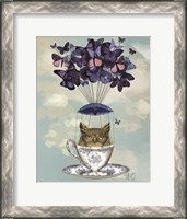 Framed Owl In Teacup