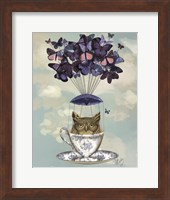 Framed Owl In Teacup