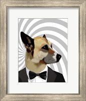 Framed Debonair James Bond Dog