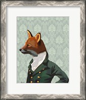 Framed Dandy Fox Portrait