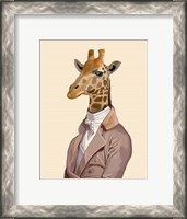 Framed Regency Giraffe