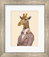 Framed Regency Giraffe