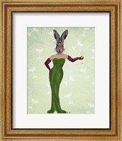 Framed Rabbit Green Dress