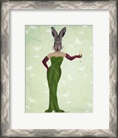 Framed Rabbit Green Dress