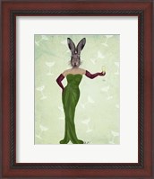 Framed Rabbit Green Dress