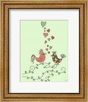 Framed Love Birds