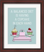 Framed Balanced Diet