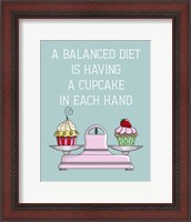 Framed Balanced Diet