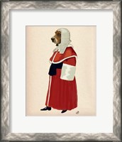 Framed Basset Hound Judge Full II