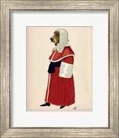 Framed Basset Hound Judge Full II