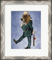 Framed Basset Hound Policeman II