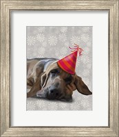 Framed Bloodhound After the Party