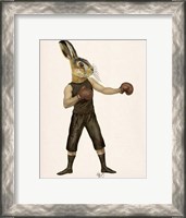 Framed Boxing Hare