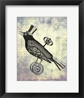 Framed Steampunk Crow