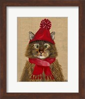 Framed Maine Coon Cat