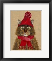 Framed Maine Coon Cat