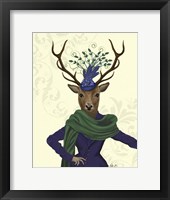 Framed Deer and Fascinator