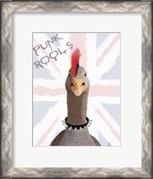 Framed Punk Rock Goose