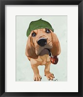 Framed Bloodhound Sherlock Holmes