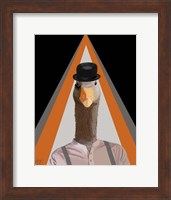 Framed Clockwork Orange Goose