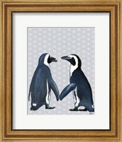 Framed Penguins In Love