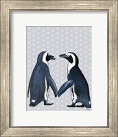 Framed Penguins In Love