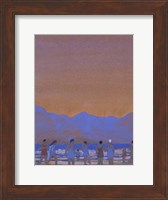 Framed Bathers at the Foot of a Mountain