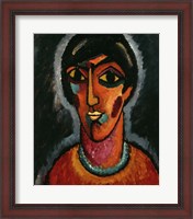 Framed Byzantine Woman with Pale Lips, 1935
