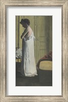 Framed Woman Removing her Chemise, c. 1900