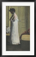Framed Woman Removing her Chemise, c. 1900