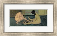 Framed Nude Women Playing at Draughts, 1897