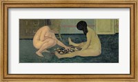 Framed Nude Women Playing at Draughts, 1897