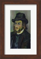 Framed Portrait of Erik Satie (1866-1925), 1892-93