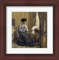 Framed Woman Sewing, 1905