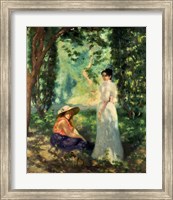 Framed Two Women in a Landscape