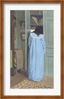 Framed Woman in Blue Searching a Cabinet, 1903