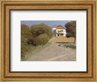 Framed House with Red Roof, 1924