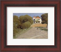 Framed House with Red Roof, 1924