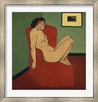 Framed Woman Seated in an Armchair