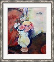 Framed Vase of Flowers, 1938