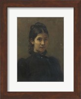 Framed Portrait of a Young Woman