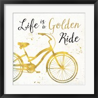 Framed Golden Ride I