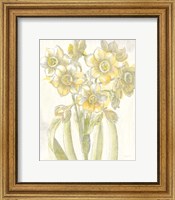 Framed Belle Fleur Yellow IV Crop