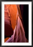 Framed Upper Antelope Canyon, Eroded Sandstone